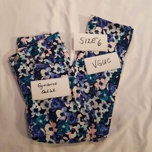 Gymboree Outlet floral pants size 6